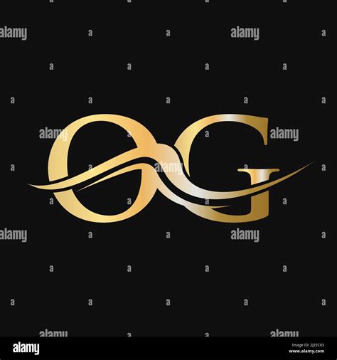 Letter OG Logo Design. Initial OG Logotype Template For Business And Company Logo Stock Vector ...