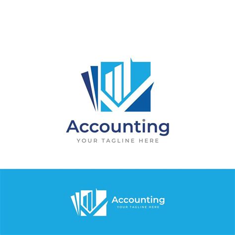 Financial accounting logo, with check mark for financial accounting ...