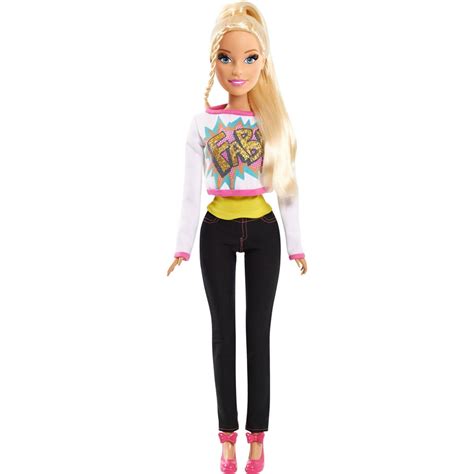 Barbie 28" Doll Fashion Tee with Denim - Walmart.com - Walmart.com