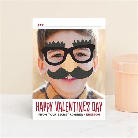 Funny Secret Admirer Classroom Valentine's Cards | Minted | Photo ...