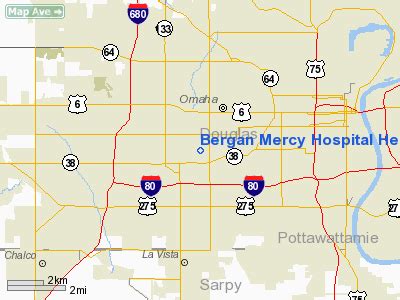 Bergan Mercy Hospital Map