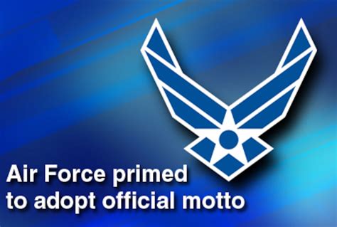 Air Force primed to adopt official motto > Peterson and Schriever Space ...