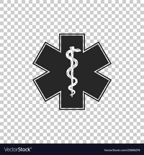 Medical symbol of the emergency - star of life Vector Image