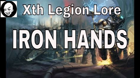 Iron Hands Warhammer 40K Lore - YouTube