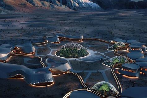 Space Architecture designed to be a home to the future humans living on ...