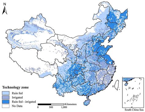 Distribution of maize cultivation in China. | Download Scientific Diagram