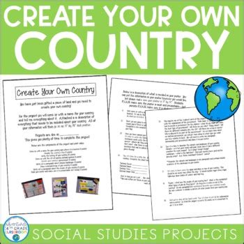 Create Your Own Country by Adventures of a 4th Grade Classroom | TpT