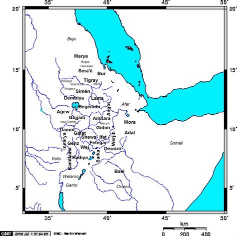 Ethiopian Empire Map (Illustration) - World History Encyclopedia