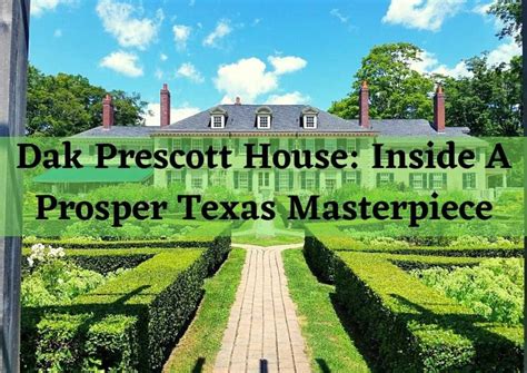 Dak Prescott House: Inside A Prosper Texas Masterpiece