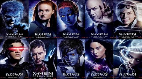 New character posters for X-Men: Apocalypse - Collider - YouTube