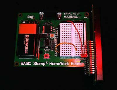 Steve's Geek Projects: LCD - Basic Stamp Microcontroller