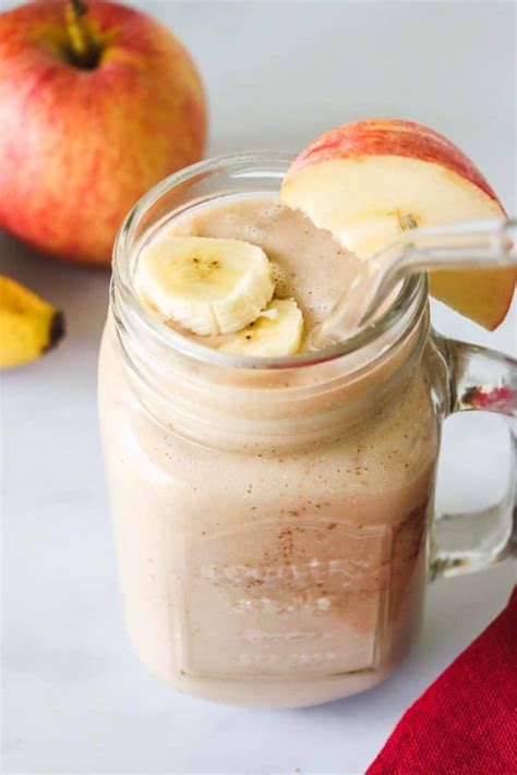 Easy Apple Banana Smoothie Recipe - Nourish Plate