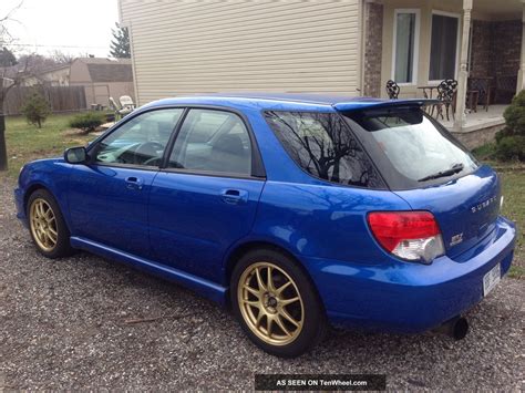 2004 Subaru Impreza Wrx Blue Wagon