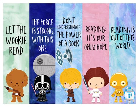 Star Wars Bookmarks - Free Printables for Kids - Our Handcrafted Life