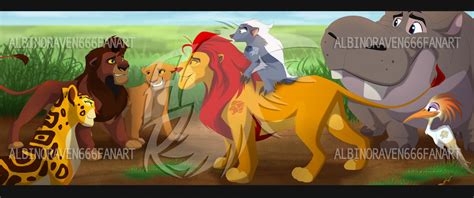 Kovu Meets the Lion Guard by albinoraven666fanart on DeviantArt