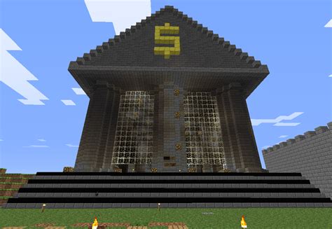 How To Build A Bank In Minecraft