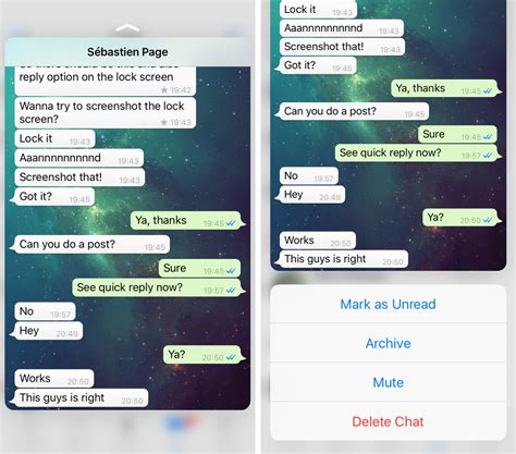 WhatsApp picks up 3D Touch Peek and Pop, redesigned settings and more