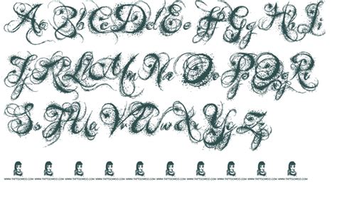 12 1776 Old English Calligraphy Font Images - Old English Tattoo ...