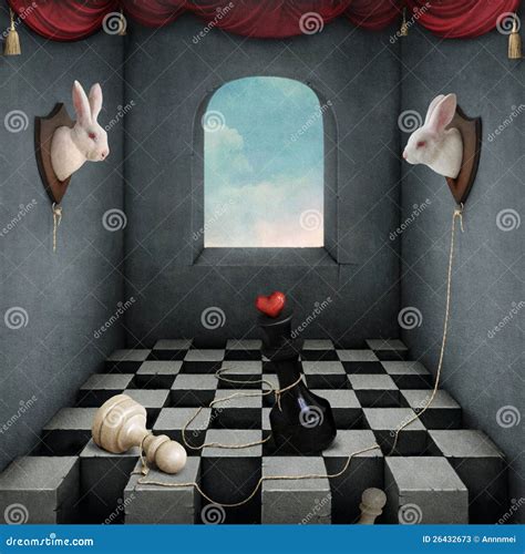 Two white rabbits stock illustration. Illustration of fantasy - 26432673