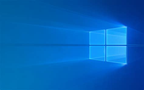 Windows 10 Wallpaper 4K, Windows logo, Glossy