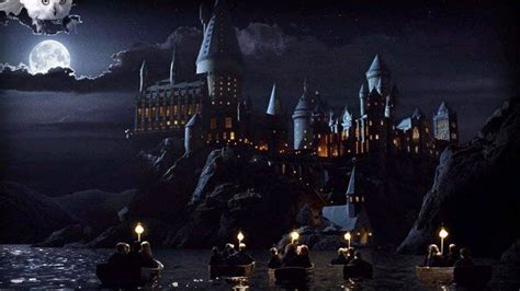 Harry Potter Hogwarts Castle Night