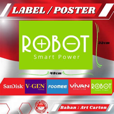 Poster/logo LABEL VIVAN SANDISK VGENEe ROBOT | Shopee Malaysia