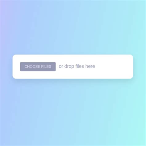 Create Drag and Drop File Upload with HTML, CSS and jQuery