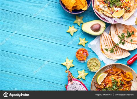 Fondo alimenticio mexicano: fotografía de stock © somegirl #149436962 ...