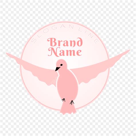 Pink Bird Vector Hd Images, Pink Bird Logo Template, Pink Bird Logo, Bird Logo Template, Pink ...