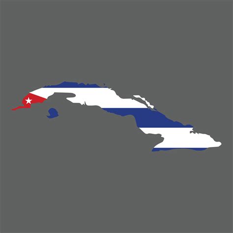 Cuba map and flag vector illustration 23290434 Vector Art at Vecteezy