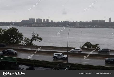 September 2023 New York Usa Heavy Rain Flooding New York – Stock ...