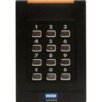 HID 921PTNNEK00000 multiCLASS SE RPK40 Smart Card Reader Wall Switch with Keypad, HID Prox, AWID ...