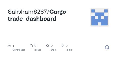 GitHub - Saksham8267/Cargo-trade-dashboard