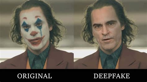 Joker (2019) Without Makeup [DeepFake] - YouTube