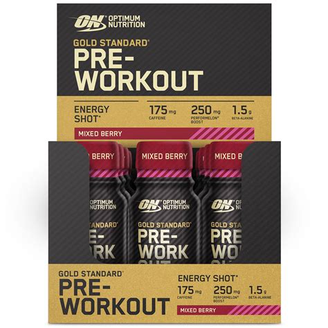 Optimum Nutrition Pre-Workout Energy Shot - Pack of 12