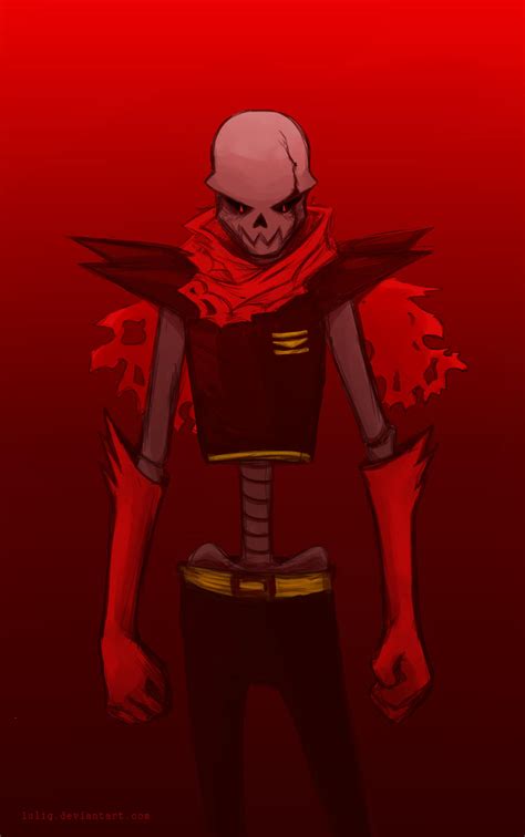 Underfell - Papyrus by Luliq on DeviantArt