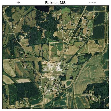 Aerial Photography Map of Falkner, MS Mississippi