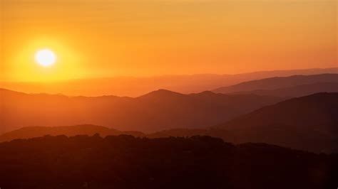 (Almost) Wordless Wednesday: Blue Ridge Mountain Sunset | A Virginia Writer's Diary