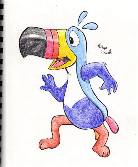 Drawing of Toucan Sam - DesiComments.com