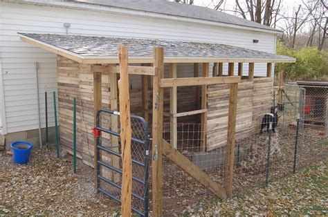 Our Little Backyard Farm: Pallet Goat Shed