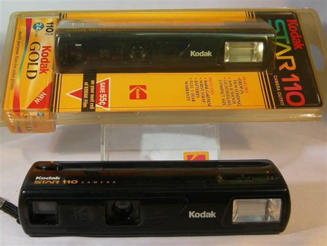 Kodak star 110 | Vintage cameras, Vintage electronics, Film cameras