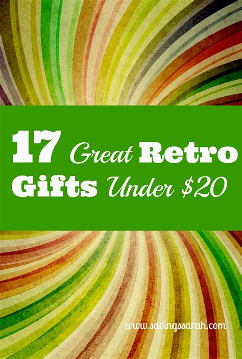 17 Neat Retro Gifts Under $20 - Earning and Saving with Sarah