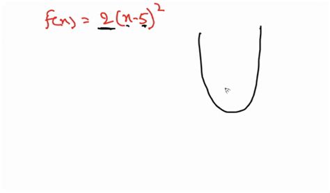 SOLVED:True or false: The function defined by f(x)=2(x-5)^2 has a maximum value but no minimum ...