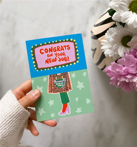 Congrats On Your New Job Celebration Card By Hello Melody