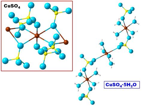 inorganic chemistry - Why is anhydrous copper(II) sulfate white while ...