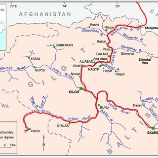 Location of Atta Abad disaster in Gojal Hunza, Gilgit-Baltistan. (Map ...