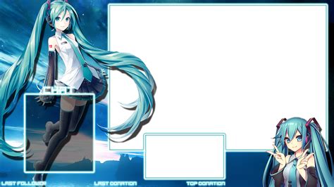 Hatsune Miku Twitch Overlay by gwannah on DeviantArt