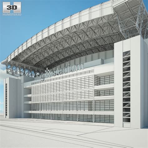 NRG Stadium 3D model - Architecture on Hum3D