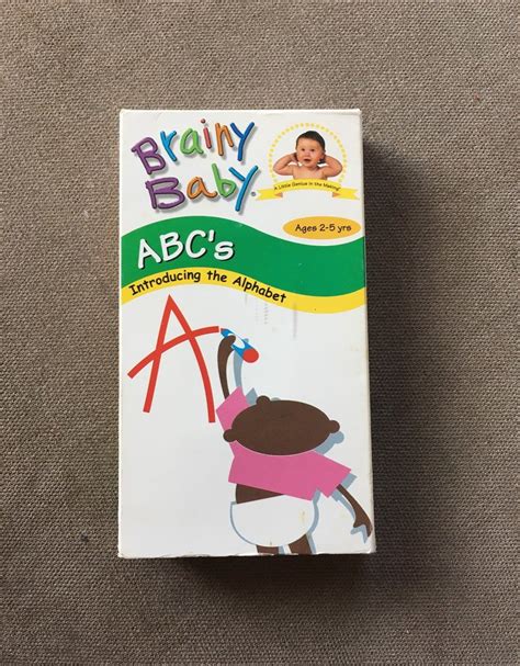 Brainy Baby (VHS 2002) ABC's Introducing | Brainy baby, Brainy, Baby toys