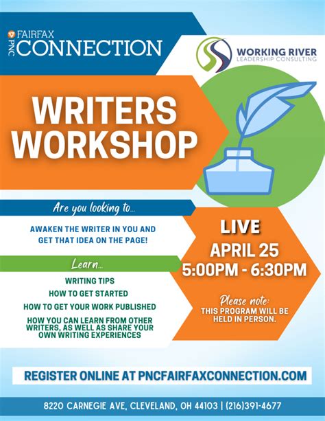 Writers Workshop (LIVE) - PNC Fairfax Connection